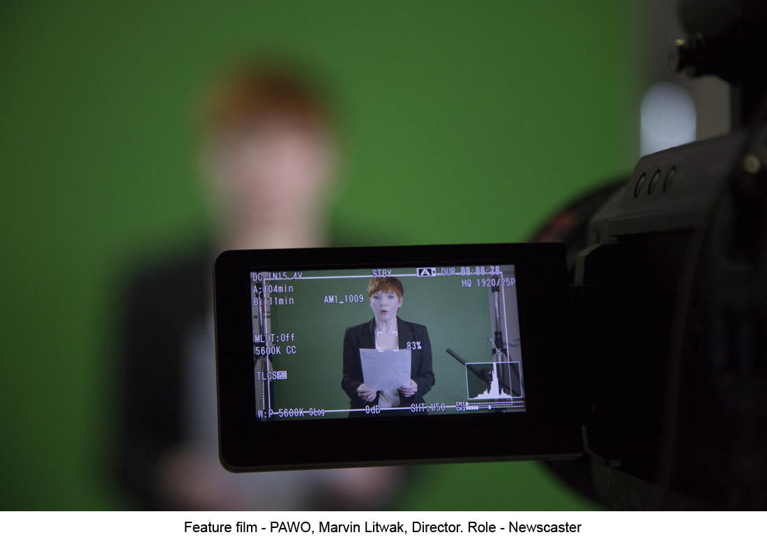 Feature film - PAWO, Marvin Litwak, Director. Role - Newscaster